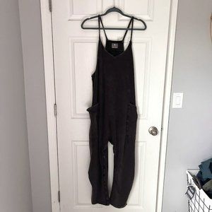 COPY - Free People Hot Shot Onesie Washed Black Large